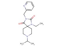 1-ethyl-8-isopropyl-3-(2-pyridinylmethyl)-1,3,8-triazaspiro[4.5]decane-2,4-dione