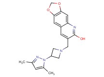 7-{[3-(3,5-dimethyl-1H-pyrazol-1-yl)-1-azetidinyl]methyl}[1,3]dioxolo[4,5-g]quinolin-6-ol