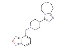 3-[1-(2,1,3-benzoxadiazol-4-ylmethyl)-4-piperidinyl]-6,7,8,9-tetrahydro-5H-[1,2,4]triazolo[4,3-a]azepine