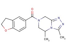 7-(2,3-dihydro-1-benzofuran-5-ylcarbonyl)-3,5-dimethyl-5,6,7,8-tetrahydro[1,2,4]triazolo[4,3-a]pyrazine