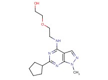 2-{2-[(6-cyclopentyl-1-methyl-1H-pyrazolo[3,4-d]pyrimidin-4-yl)amino]ethoxy}ethanol