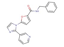 N-benzyl-5-(2-pyridin-3-yl-1H-imidazol-1-yl)-2-furamide