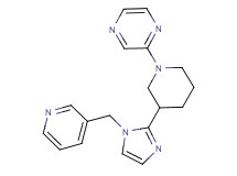 2-{3-[1-(pyridin-3-ylmethyl)-1H-imidazol-2-yl]piperidin-1-yl}pyrazine