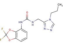N-(2,2-difluoro-1,3-benzodioxol-4-yl)-N'-[(4-propyl-4H-1,2,4-triazol-3-yl)methyl]urea