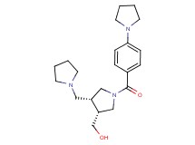 [(3R*,4R*)-1-(4-pyrrolidin-1-ylbenzoyl)-4-(pyrrolidin-1-ylmethyl)pyrrolidin-3-yl]methanol