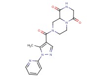 8-[(5-methyl-1-pyridin-2-yl-1H-pyrazol-4-yl)carbonyl]tetrahydro-2H-pyrazino[1,2-a]pyrazine-1,4(3H,6H)-dione