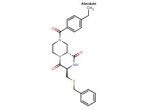 (3R,9aR)-3-[(benzylthio)methyl]-8-(4-ethylbenzoyl)tetrahydro-2H-pyrazino[1,2-a]pyrazine-1,4(3H,6H)-dione