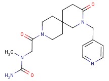 N-methyl-N-{2-oxo-2-[3-oxo-2-(pyridin-4-ylmethyl)-2,9-diazaspiro[5.5]undec-9-yl]ethyl}urea