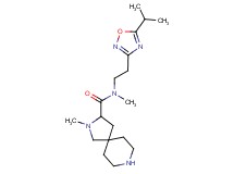 N-[2-(5-isopropyl-1,2,4-oxadiazol-3-yl)ethyl]-N,2-dimethyl-2,8-diazaspiro[4.5]decane-3-carboxamide dihydrochloride