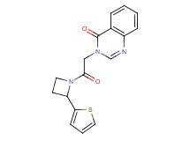 3-{2-oxo-2-[2-(2-thienyl)-1-azetidinyl]ethyl}-4(3H)-quinazolinone