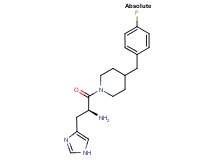 [(1S)-2-[4-(4-fluorobenzyl)-1-piperidinyl]-1-(1H-imidazol-4-ylmethyl)-2-oxoethyl]amine dihydrochloride