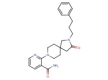 2-[3-oxo-2-(3-phenylpropyl)-2,8-diazaspiro[4.5]dec-8-yl]nicotinamide