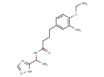 4-(4-ethoxy-3-methylphenyl)-N-[1-(1H-1,2,4-triazol-5-yl)ethyl]butanamide