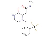 N-methyl-2-{3-oxo-1-[2-(trifluoromethyl)benzyl]-2-piperazinyl}acetamide
