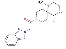 9-(2H-1,2,3-benzotriazol-2-ylacetyl)-1-methyl-1,4,9-triazaspiro[5.5]undecan-5-one
