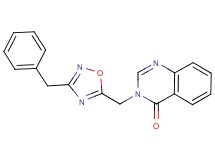 3-[(3-benzyl-1,2,4-oxadiazol-5-yl)methyl]quinazolin-4(3H)-one