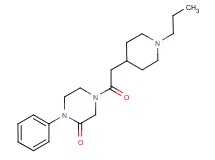 1-phenyl-4-[(1-propyl-4-piperidinyl)acetyl]-2-piperazinone