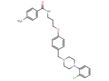 N-[3-(4-{[4-(2-chlorophenyl)-1-piperazinyl]methyl}phenoxy)propyl]-4-methylbenzamide