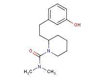 2-[2-(3-hydroxyphenyl)ethyl]-N,N-dimethyl-1-piperidinecarboxamide