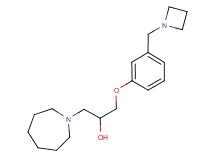 1-azepan-1-yl-3-[3-(azetidin-1-ylmethyl)phenoxy]propan-2-ol