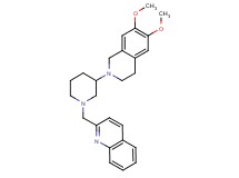 2-{[3-(6,7-dimethoxy-3,4-dihydro-2(1H)-isoquinolinyl)-1-piperidinyl]methyl}quinoline