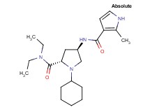(4R)-1-cyclohexyl-N,N-diethyl-4-{[(2-methyl-1H-pyrrol-3-yl)carbonyl]amino}-L-prolinamide