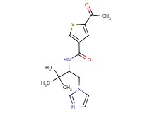 5-acetyl-N-[1-(1H-imidazol-1-ylmethyl)-2,2-dimethylpropyl]thiophene-3-carboxamide