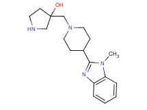3-{[4-(1-methyl-1H-benzimidazol-2-yl)-1-piperidinyl]methyl}-3-pyrrolidinol dihydrochloride