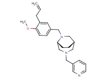 (1S*,5R*)-6-(3-allyl-4-methoxybenzyl)-3-(pyridin-3-ylmethyl)-3,6-diazabicyclo[3.2.2]nonane