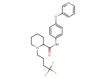 N-[4-(3-pyridinyloxy)phenyl]-1-(4,4,4-trifluorobutyl)-2-piperidinecarboxamide