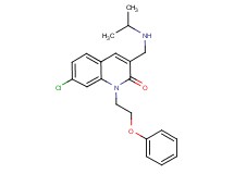 7-chloro-3-[(isopropylamino)methyl]-1-(2-phenoxyethyl)-2(1H)-quinolinone