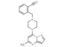 2-{[4-(5-methylpyrazolo[1,5-a]pyrimidin-7-yl)-1-piperazinyl]methyl}benzonitrile
