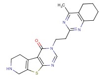 3-[2-(4-methyl-5,6,7,8-tetrahydroquinazolin-2-yl)ethyl]-5,6,7,8-tetrahydropyrido[4',3':4,5]thieno[2,3-d]pyrimidin-4(3H)-one
