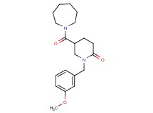 5-(1-azepanylcarbonyl)-1-(3-methoxybenzyl)-2-piperidinone