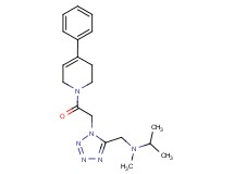 N-methyl-N-({1-[2-oxo-2-(4-phenyl-3,6-dihydro-1(2H)-pyridinyl)ethyl]-1H-tetrazol-5-yl}methyl)-2-propanamine