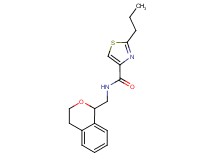N-(3,4-dihydro-1H-isochromen-1-ylmethyl)-2-propyl-1,3-thiazole-4-carboxamide