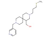 [3-[3-(methylthio)propyl]-9-(pyridin-3-ylmethyl)-3,9-diazaspiro[5.5]undec-1-yl]methanol