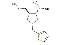 (3S*,4R*)-N,N-dimethyl-4-propyl-1-(2-thienylmethyl)-3-pyrrolidinamine
