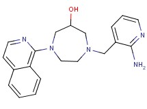 1-[(2-aminopyridin-3-yl)methyl]-4-isoquinolin-1-yl-1,4-diazepan-6-ol