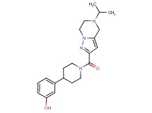 3-{1-[(5-isopropyl-4,5,6,7-tetrahydropyrazolo[1,5-a]pyrazin-2-yl)carbonyl]piperidin-4-yl}phenol