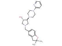 (3S*,4S*)-1-[(2,2-dimethyl-2,3-dihydro-1-benzofuran-5-yl)methyl]-4-[4-(2-pyridinyl)-1-piperazinyl]-3-pyrrolidinol