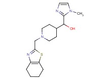 (1-methyl-1H-imidazol-2-yl)[1-(4,5,6,7-tetrahydro-1,3-benzothiazol-2-ylmethyl)piperidin-4-yl]methanol