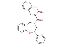 3-[(2-phenyl-2,3-dihydro-1,4-benzoxazepin-4(5H)-yl)carbonyl]-2H-chromen-2-one