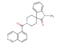 1'-(isoquinolin-5-ylcarbonyl)-1-methylspiro[indole-3,4'-piperidin]-2(1H)-one