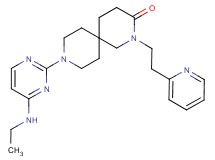 9-[4-(ethylamino)pyrimidin-2-yl]-2-(2-pyridin-2-ylethyl)-2,9-diazaspiro[5.5]undecan-3-one