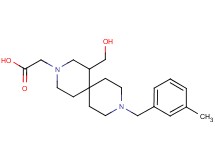 [1-(hydroxymethyl)-9-(3-methylbenzyl)-3,9-diazaspiro[5.5]undec-3-yl]acetic acid