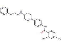 2,4-dimethyl-N-[4-(4-{[3-(4-pyridinyl)propyl]amino}-1-piperidinyl)phenyl]benzamide