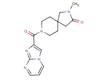 8-(imidazo[1,2-a]pyrimidin-2-ylcarbonyl)-2-methyl-2,8-diazaspiro[4.5]decan-3-one