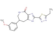 2-(5-ethyl-1,3,4-thiadiazol-2-yl)-7-(3-methoxyphenyl)-5,6,7,8-tetrahydroimidazo[4,5-c]azepin-4(1H)-one