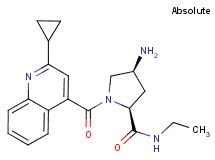 (2S,4S)-4-amino-1-[(2-cyclopropylquinolin-4-yl)carbonyl]-N-ethylpyrrolidine-2-carboxamide